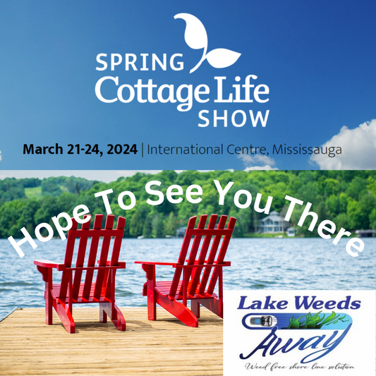 Spring Cottage Life with Lake Weeds Away