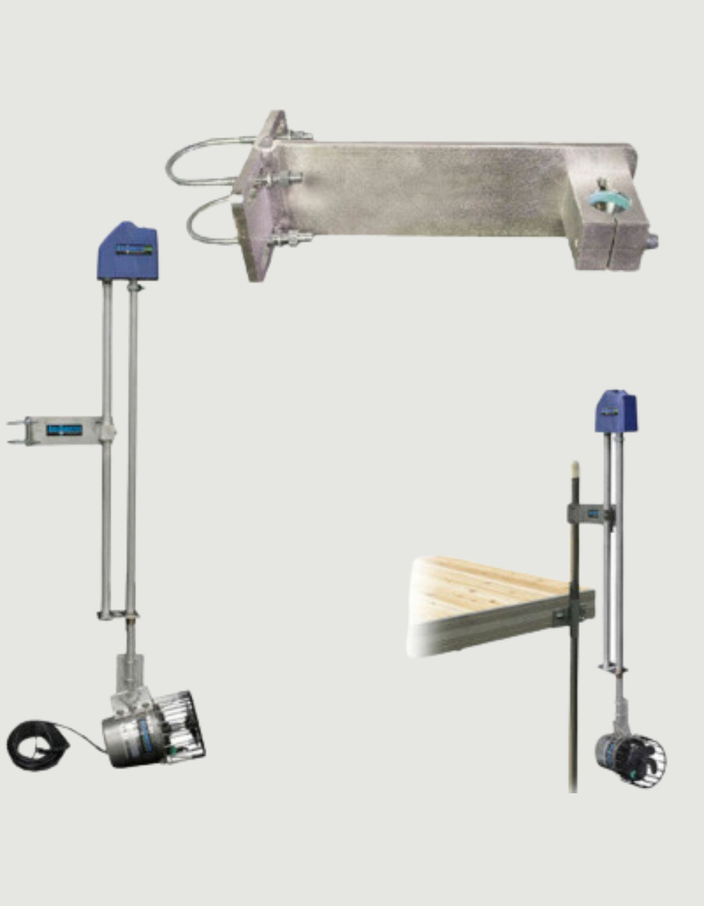 360 Oscillator & Kasco 1 HP Deicer Post Mount