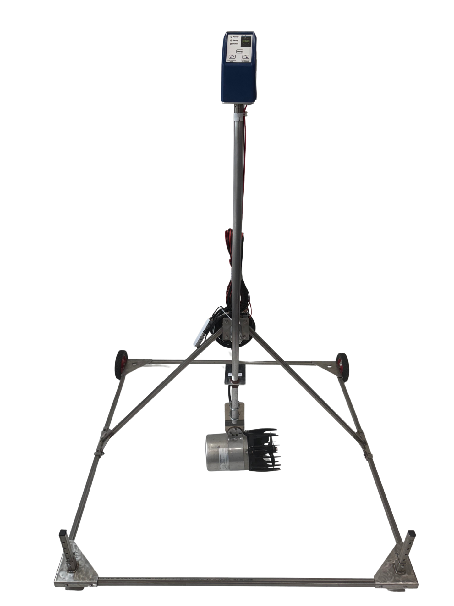 Aqua Thruster 360 Oscillator & Kasco 1 HP AquatiClear With Stainless Steel Moveable Stand