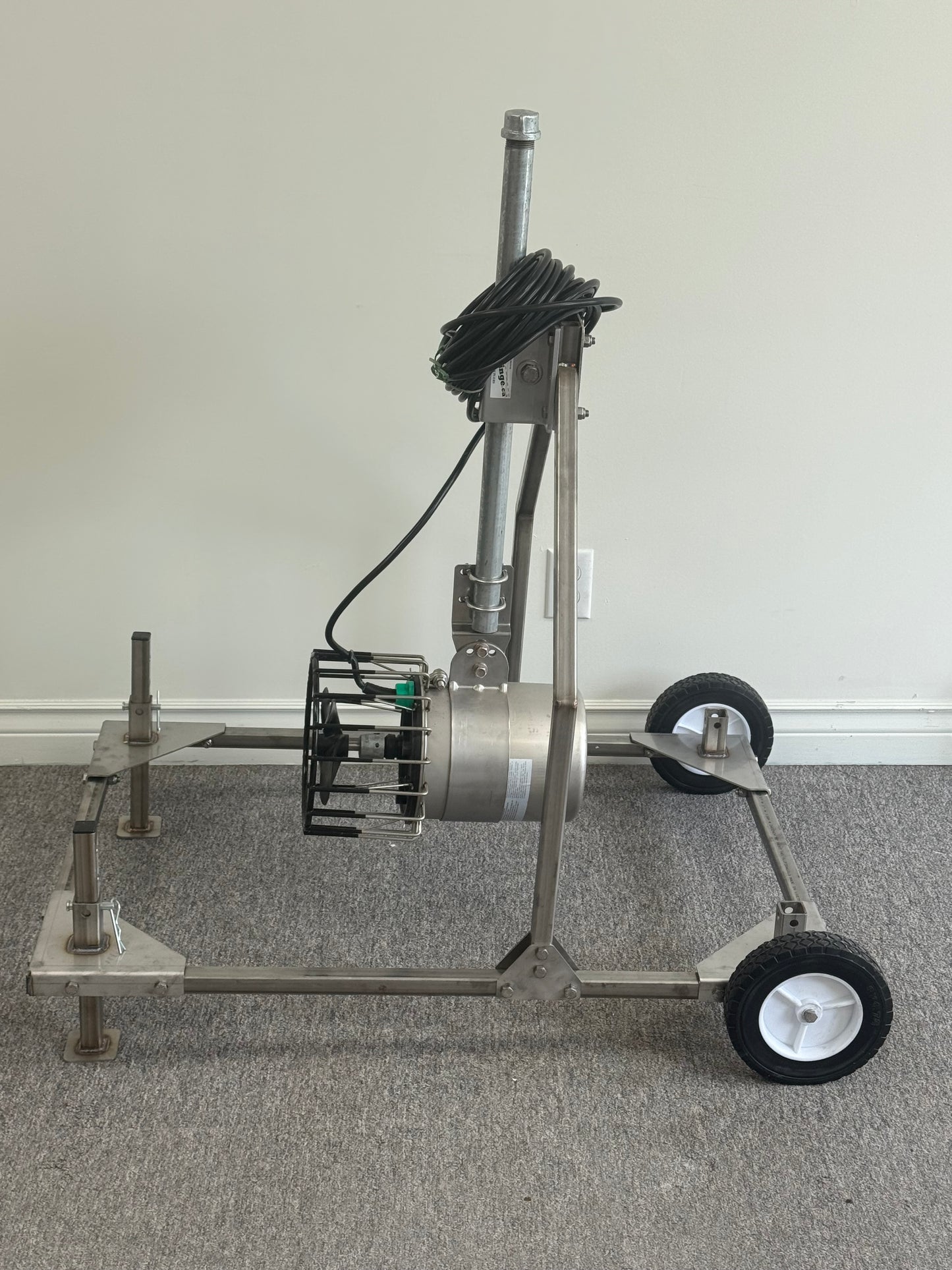 Blower/ Thruster Stainless Steel Universal Moveable stand