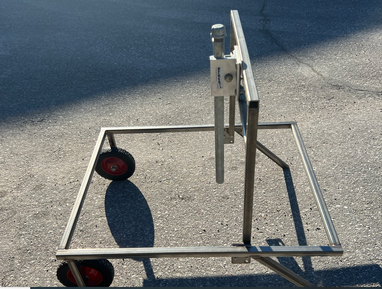Blower/ Thruster Stainless Steel Universal Moveable stand